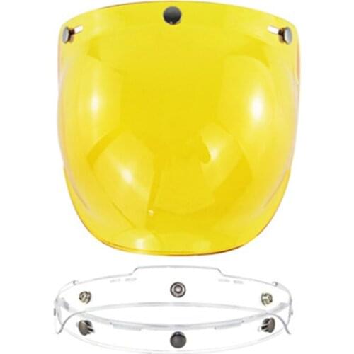 Motorcycle Windshield for Vintage Helmet Helmet Jet Style Helmet Bubble Shield