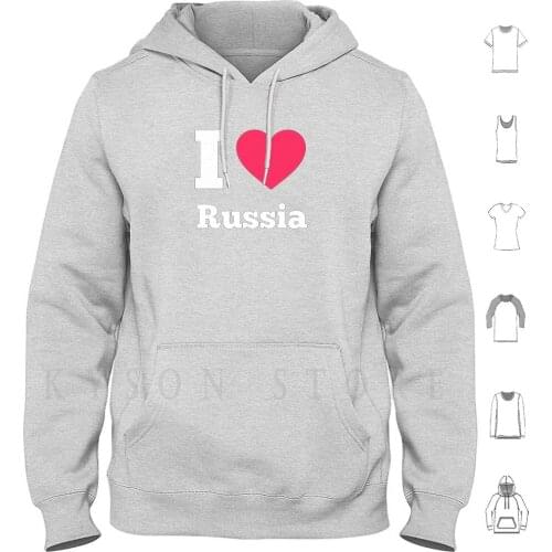 I Love Russia I Love Russia Hoodie Long Sleeve Russia I Am In Love Love Homeland Moscow Petersburg Heart Liqueur