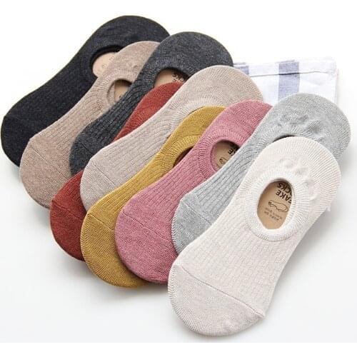 Womens Sock summer cotton Cute Short Socks High Quality Spring Solid Color Female Socks Hosiery casual ladies sock