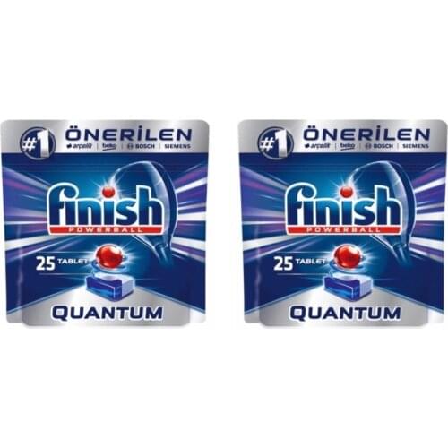 Finish 25x2 Pcs Finish Quantum Tablet Detergent 50 Wash