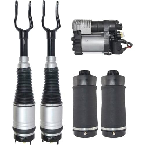 AP01 Front+Rear Sets AIR SUSPENSION STRUTS+COMPRESSOR For JEEP GRAND CHEROKEE 68041137AC 68041137AD 68041137AE 68041137AF
