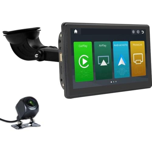 7 Inch Touch Screen Car Portable Wireless Apple CarPlay Tablet FM launch Multimedia Bluetooth Navigation HD1080 Stereo Linux