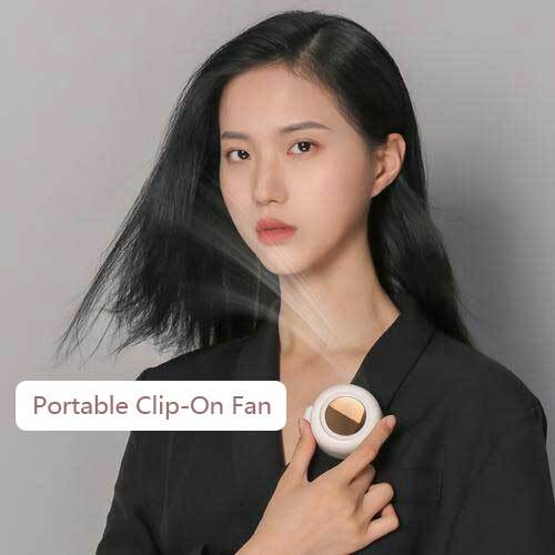 Portable Air Conditioner Hanging Waist Fan USB Rechargeable Silent Mini Personal Fan Small Whirlwind Hvac Outdoor Movement