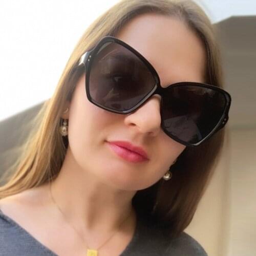 Cat Eye Women Sunglasses Lens Men Vintage Shaped Female Eyewear Sun Glasses Brand Designer