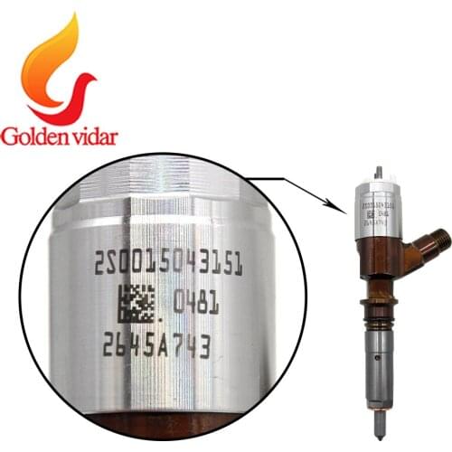 Brand new made in China Fuel Injector 321-0990, 2645A743, common rail injector 10R7668 for Caterpillar C6.6 Industrial Engine
