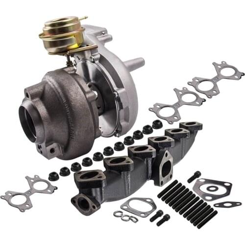 Turbocharger + Manifold Kit For BMW X5 3.0 E53 160KW 218BHP M57N 753392-5018S for X5 HP 3.0D 742417 7533925018S 1162779177