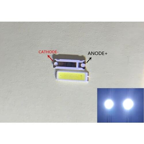 100PCS SEOUL LED Backlight 1W 6V 7020 Cool white LCD Backlight for TV TV Application 7020G 2in1