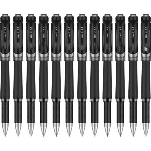 3pcs Ballpoint pen 0.5mm Ultra Fine Finance Gel Pen Black ink Refills Rods Gel Pen For School Office Exam Supplies Stationery