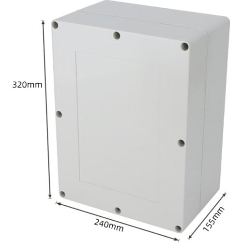 320*240*155 Economical outdoor waterproof box Electrical Enclosure Case ABS plastic waterproof sealed junction Wire box