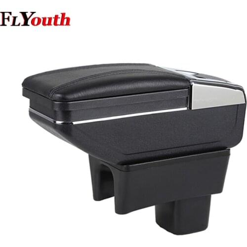 Car Armrest Box Central Store Content Box Cup Holder Ashtray Products Car-Styling Accessories Part For Suzuki Swift 2005-2018