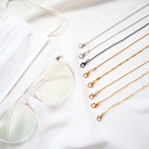 INS Fashion Glasses Chain for Women Men Eyeglass Cord Sunglasses Cord Retainer Holder Eyewear Lanyard Neck Strap Rope Jewery
