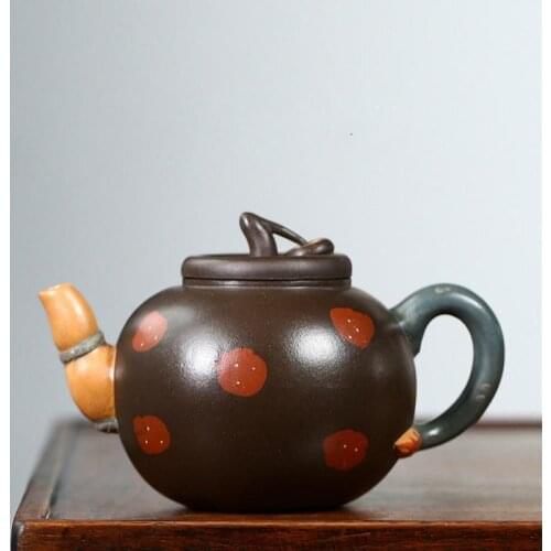 500ml Yixing Zisha pot factory dold purple mud handmade teapot
