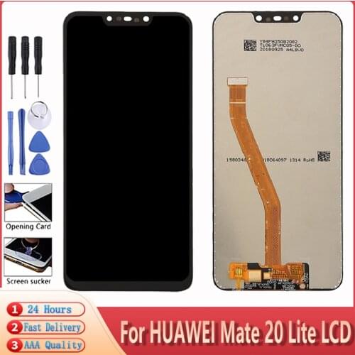 Original Display For Huawei Mate 20 Lite LCD Touch Screen AAA Quality Digitizer Assembly Free Tools For Huawei Mate 20 Lite LCD