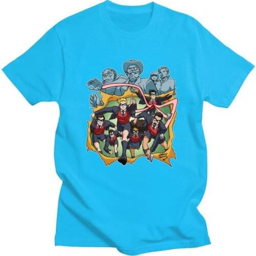 Tv Show The Umbrella Academy T Shirt Men Pure Cotton Tshirt Handsome Tee Tops Short Sleeve T-shirts Fitted Apparel