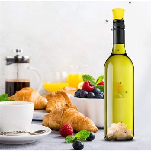 Flexible Flies Trap Funnel Reusable Silicone Fruit Fly Trap Pest Control Catcher Killer Practical Insects Trapping Funnel