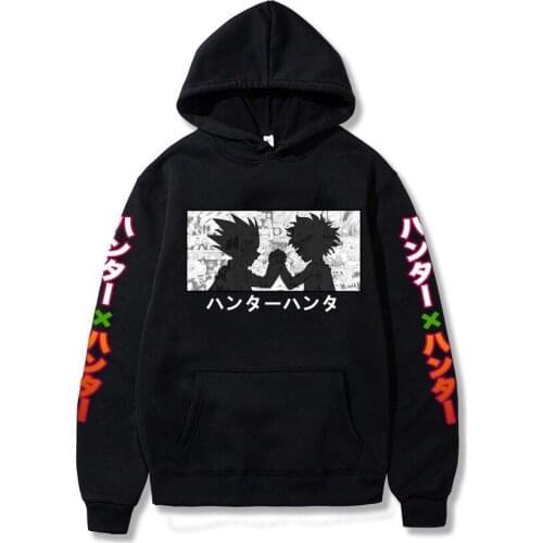 Kawaii Hunter X Hunter Hoodies Women Sweatshirt killua zoldyck Pinting Tracksuit Anime Men Hoodies Bluzy Pullovers Tops Clothes