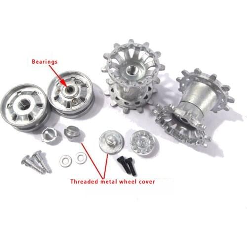 MATO1/16 British Challenger II Henglong Remote Control Tank Model 3908 Full Metal Drive Wheel Inducer