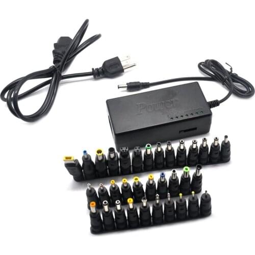 EU/US Plug Multifunction Power Adapter 96W Laptop Charger 34Pcs Tips Universal Notebook Computer Adjustable Power Adapter Sets