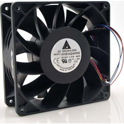 FOR Delta FFB1424VHG 14050 14CM 24V 1.37A High Volume Violent Inverter cooling Fan