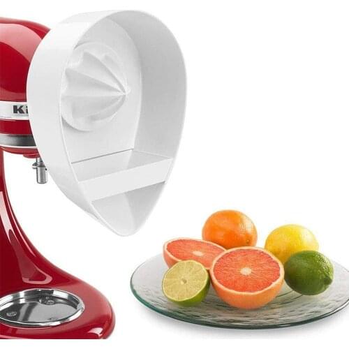 Juice Attachment For Kitchenaid Stand Mixers (4.5QT/5QT) JE Citrus Juicer Stand Mixer Attachment Reamer Dishwasher-safe