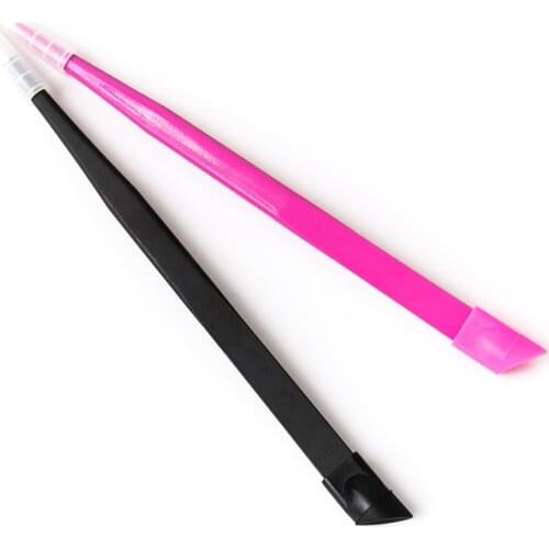 Nail Art Tweezers Nail Tweezers for Rhinestones Glitter Nail Art Nippers Super Hard Stainless Steel Tweezers Straight TR30