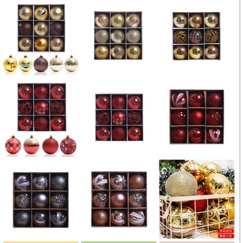Christmas Tree Christmas Decorations Mini Christmas Tree 38cm Tree-shaped Balls Tower Desktop Christmas Tree Ornament Balls Tree