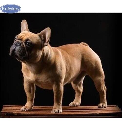 Full,Diamond Embroidery,5D,Diamond Painting French Bulldog Dog Cross Stitch dog 3D,Diamond Mosaic patterns,Needlework,Christmas