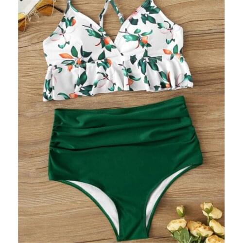 Sexy Female Women Lace Bikini Set Swimsuit Beachwear Swimwear Harajuku Bathing Suit