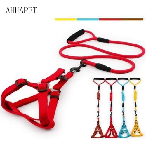 Arnes Perro Dog Harness Dogs Collars And Harnesses German Shepherds Leash For Big Adjustable Buckle Traction Rope For Pet Leash