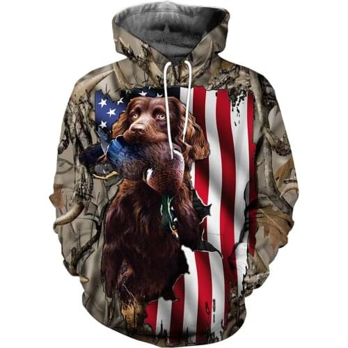 3D Printed Dog Hunting Men Oversized HoodieHoodies Harajuku Fashion Hooded Sweatshirt Autumn Unisex Hoodie Sudadera Hombre