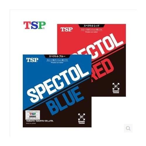 Tsp Spectol Red/blue Raw Rubber Table Tennis Rubber Pips Out With Ping Pong Sponge Fast Attack