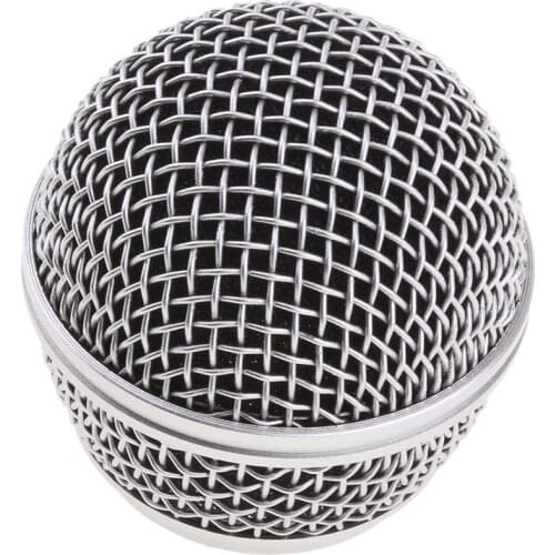 Replacement KTV Handheld Wireless Microphone Ball Head Mesh Grill