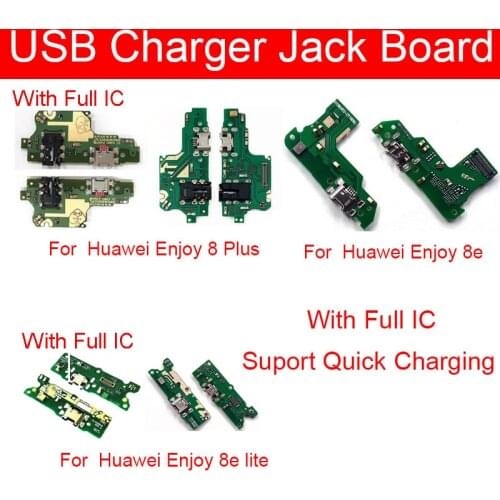 Charger USB Jack Board For Huawei Enjoy 8 Plus 8e Lite Charging Port Dock USB Board Replacement Repair Parts