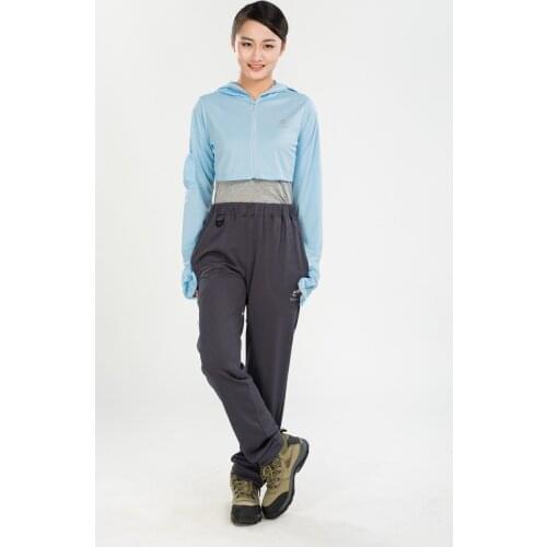 Outdoor women fishing sunscreen breathable lady camping ultra-thin quick-drying UV clothes half shirt climbing hiking shirt