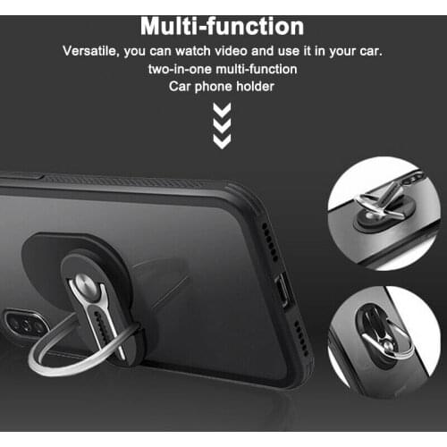1PCS Snap-in Ring Buckle 2 In 1 Universal 360 Rotating Mobile Phone Holder Car Phone Bracket Anti-drop Mobile Phone Ring Bracket