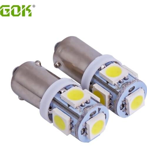 100pcs Car Interior Bulb Wedge LED Bulb T10 W5W BA9S 5SMD 5050 LED Light Bulb Clearance Light Parking Light Reading Lamp