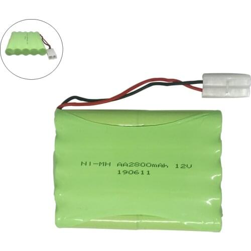 12v battery 2800mAh AA NI-MH H Battery Tamiya/kep-2p Plug for remote control toys car ship robot model 12V 2800mah nimh battery