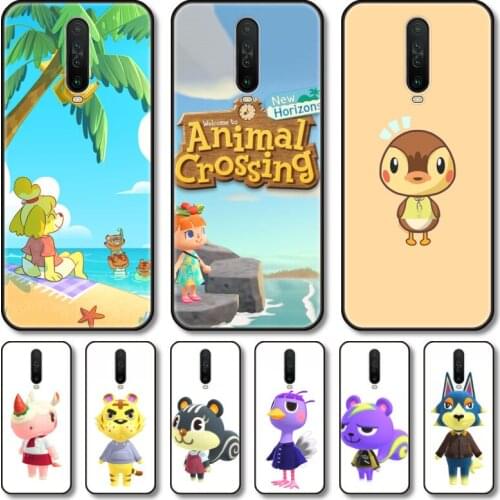 Cartoon animals Phone Case For XiaoMi Redmi Note 10S 9S 8 7 6 T Pro Black Cover Silicone Back TPU