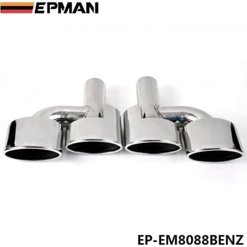 5.0cm 304 Stainless Steel Exhaust Muffler Tip For BENZ C-Class W204 EP-EM8088BENZ