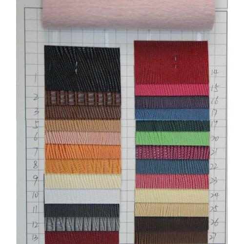 Fashion new lizards animal skin artificial PU leather fabric wholesale