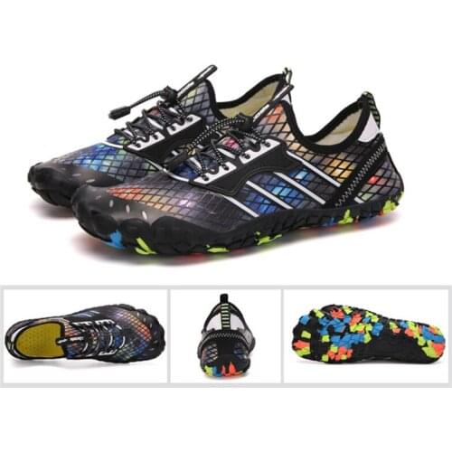 Mens Shoe European And American Outdoor Swimming Beach Shoe Anti-slip Water Amphibious Hiking Shoes Wading Shoes Wading Shoes