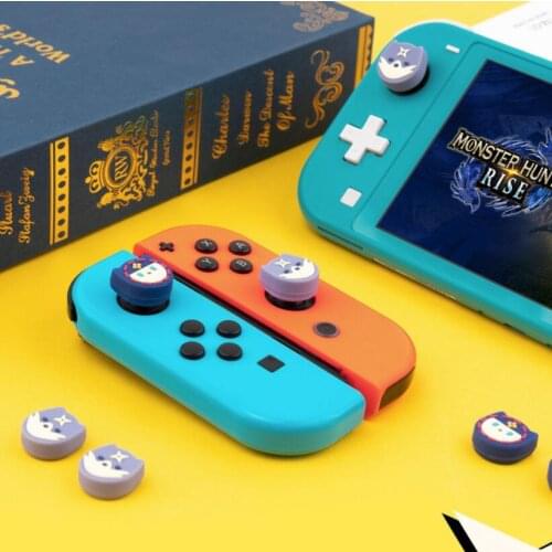 New Game Theme Thumb Stick Grip Cap Joystick Protective Cover For Nintendo Switch NS Lite Joy-con Controller Thumbstick Case