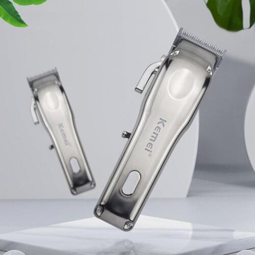 Kemei Professional Electric Hair Clipper for Men Rechargeable Hair Trimmer Haircut Tool Hair Cutting Machine Barber Clippers