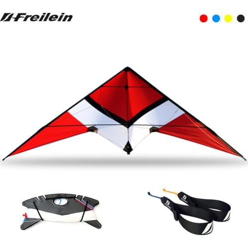 2.2M Delta Dual Line Stunt Kite Parafoil Kites for Beginner Outdoor Easy Flying Fun Sports 4 Color Ripstop Polyester Fabric