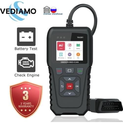 Code Reader Car Diagnostic Tool Turn Off Check Engine Light 12V Automotive OBD2 Scanner Newest Version Life time Free Update