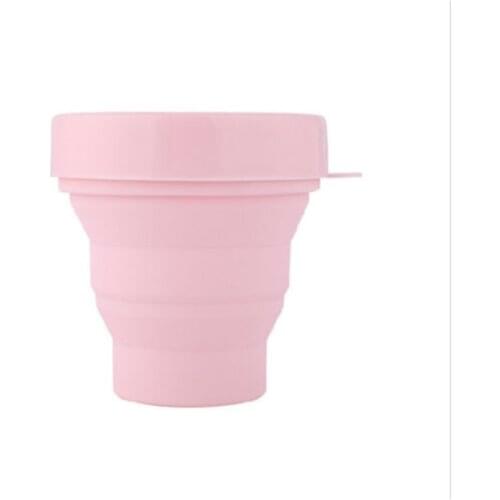 Silicone Folding Drinking Cup Telescopic Portable Collapsible Cartoon Health and Environmental Friendly Travel Cup