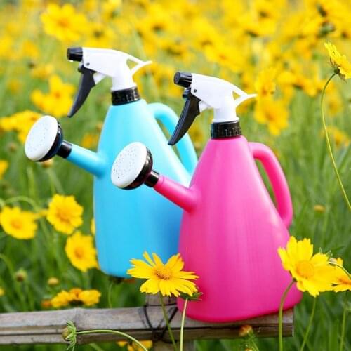 1000ml Water Spray Bottle Thicken Dual Use Plastic Adjustable Nozzle Watering Can for Garden
