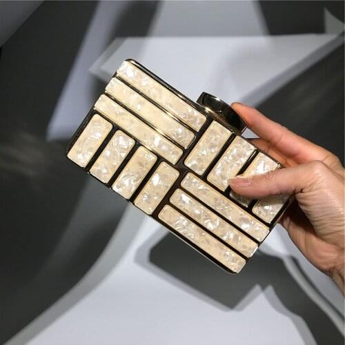 Fashion Clutch Bag Acrylic Evening Bag Party Wedding Clutch Purse and Handbag New Design Women Shoulder Bag