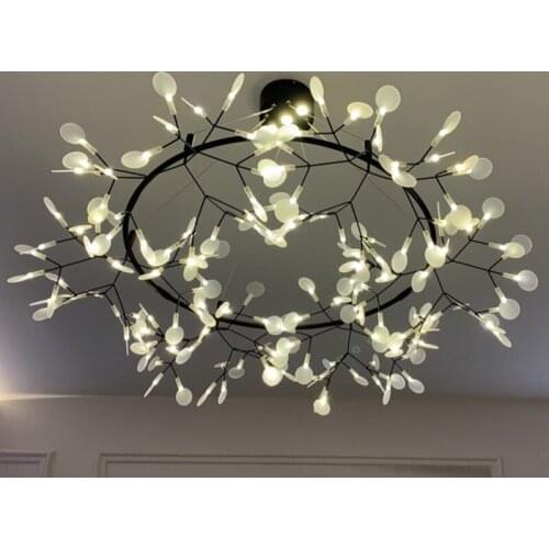 Led Nordic Stainless Steel Acryl Designer Firefly Art Deco LED Pendant Lights Pendant Lamp Pendant Light For Foyer Dinning Room