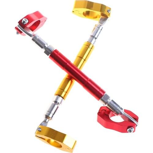 22mm Universal Motorcycle Motorbike Handlebar dirt bike pit bike Trolley Adjustable Rod Balance Bar Cross Handle Reinforce Grips